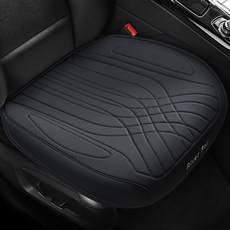 River Fox 車用坐墊 豪華全包覆打孔皮革坐墊 2025年款 中型, 黑色, 1個