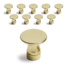 Sonjabisesang 黃銅喇叭 1孔把手 金色, 10個