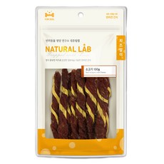 네츄럴랩 강아지 치즈말이 간식, 소고기, 100g, 1개