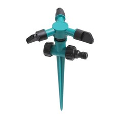 小麥購物 360度旋轉灑水器 插地可串接 L509, 藍色, 1個