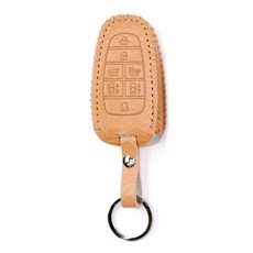 오시에나 럭셔리 자동차 키홀더 키케이스, 베이지, 현대 G  Type