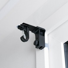 Lifegd100 免釘安裝的掛勾 2入+上掛勾 2入+支架 2入 ver 1組, 黑色