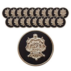 注塑那不勒斯三層組合鈕扣 23mm, 20個, 鎳