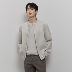 MIND BRIDGE 男士立領卡車司機夾克 MZJP3101