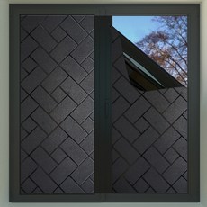피어니스트 유리 창문용 필름 시트지, 11블랙, 90 x 200 cm