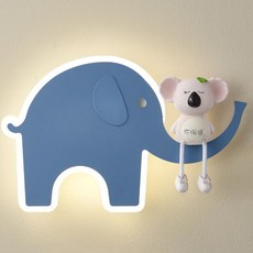 Comery 室內照明室內氛圍燈 B0931, 藍色大象離開