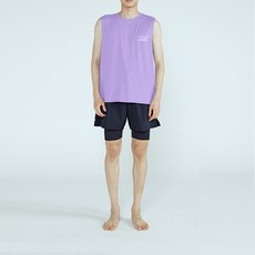 soleil 男款修飾身形迷你夏季寬鬆防曬背心