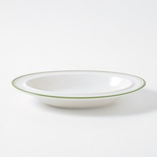 Syracuse CHINA 楓葉橢圓碗, 1個, 舒適綠