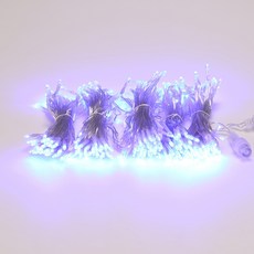 LISHIN Vitson Wonha LED串接式聖誕樹燈 300燈, 1個, 透明線 + 藍色