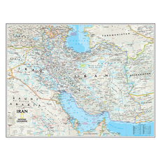 地圖.com 國家地理 伊拉克全圖 護貝版 小 110 x 78 cm, 1個