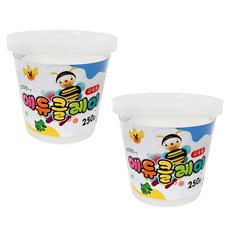 에듀클레이 유아용 클레이 2p, 하양