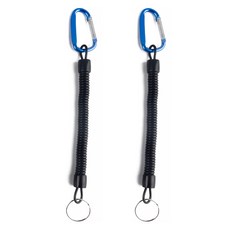 City Company 彈簧繩登山扣 藍色 2個 22.4cm