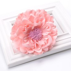 커튼묶기 장미 꽃 커텐집게 12.5cm, 플라워 핑크, 2개