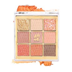 Amok Soft Clay Beam 9宮格眼影盤, Orange Flower, 1入