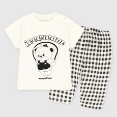 MilkBaby 아동용 달콤한 친구들 섬머 상하의 세트