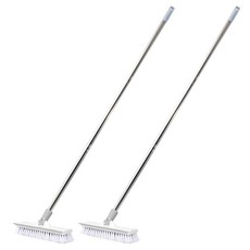 아케이바이 듀얼 롱 스탠드 고급형 밀대 청소솔, 2개, 혼합색상