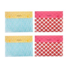 핀레이슨 도큐먼트화일 8포켓 2종 x 2p세트, 블루 + 레드, 1세트