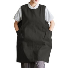 Bareunliving Daybrick 大尺寸圍裙, 1個, 黑色