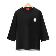 DAKUANG 男性七分Oversize KonKon層次感T恤 D05DKA_DR2802