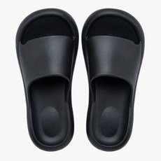 마켓에이 와이드 컬러 욕실화, 블랙, 1개