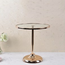 다독임 빈티지 케익 받침대 심플 원형 스탠드 대형, 골드, 1개