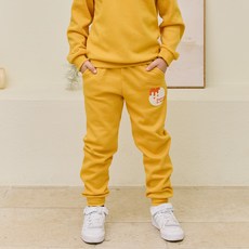 유라비 아동용 엔지 발포나염 기모 보온 조거 팬츠