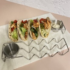 Kooleepool 不鏽鋼塔可托盤 + 醬料杯, 單一顏色, 2個