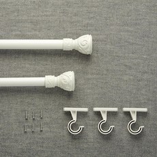 Grace 窗簾桿 25mm, 白色