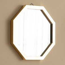 SAMICK FURNITURE Cobi 壁掛式八角鏡 小型, 金色