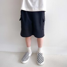 adorebebe 兒童針織工裝短褲