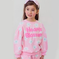 emotioncastle 女童款 奇妙萌可 哈啾花朵大學T恤