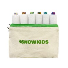 SNOWKIDS 花蠟筆袋套組, 6 種顏色, 1套