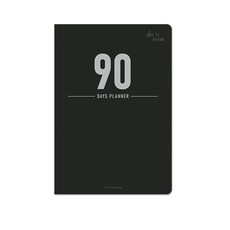 珠友文化 90天倒數計劃本, 黑色, 1本