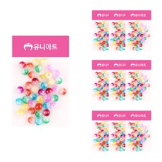 Uniart 2000形狀珠子 82號, 混色, 10個
