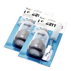 DIIL Kallipet 寵物寶寶哺乳奶瓶套組, 灰色, 2套