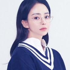 MELACME 圓形 Beta 鈦金屬大尺寸眼鏡框