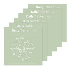 Ohtra Mark 透明便利貼, 6個, 每日追蹤