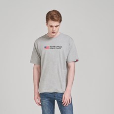 비버리힐스폴로클럽 남성용 통기성 아메리카 베이직 라운드 반팔 티셔츠 CPS9T19