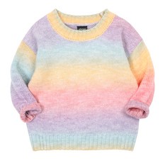 alfonso 孩童彩虹針織T恤