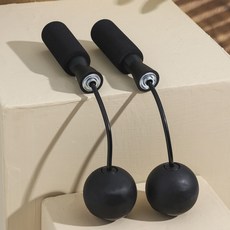소요샵 피트니스용 무선 줄넘기, 01 블랙, 1개