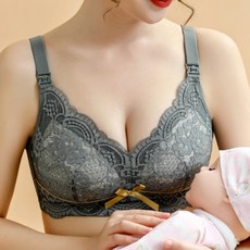 蕾絲蝴蝶結哺乳內衣