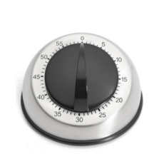 Enjoy Goods簡便簡約定時器, 銀色+黑色, 1個