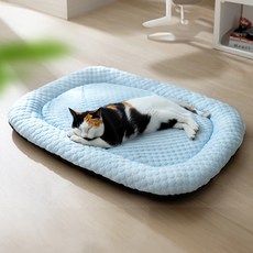 순잠 반려동물 타원형 벌집 쿠션, 1개