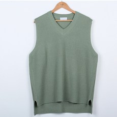 PLAYS 男式無腳側開叉 Hachi V 領針織背心