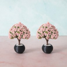 알로데 라운드 벚꽃나무 납골당 조화 2p, 02 로즈핑크 02 로즈핑크