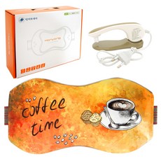 Dr.TODAY 新款充電式熱敷袋+熱敷罩 咖啡色, GN001