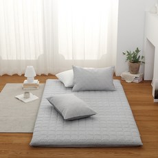 애프터식스 국산 모더니티 누빔 요커버 + 허브요솜 세트, 그레이, 누빔요커버+요솜