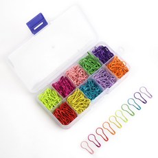 brandyarn 燈泡段數環 記號扣組合, 混色, 1套