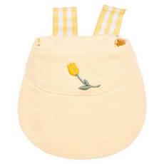 올치 반려동물 플라워 피크닉 캡 모자 SH6548, 옐로우, 1개