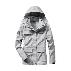 AOULS 女款舒適戶外拼接刷毛層次感外套 2178